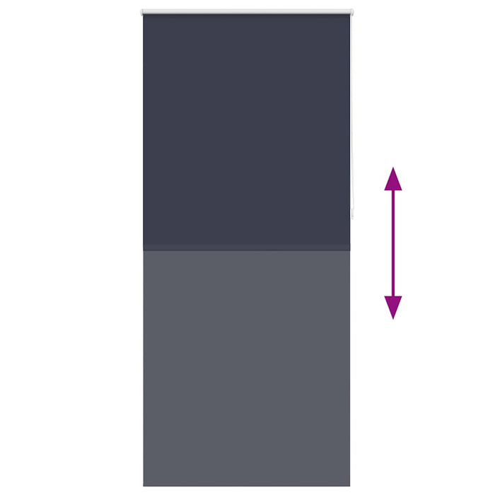 Tenda a Rullo Oscurante 120 x 230 cm Blu Marino 240165