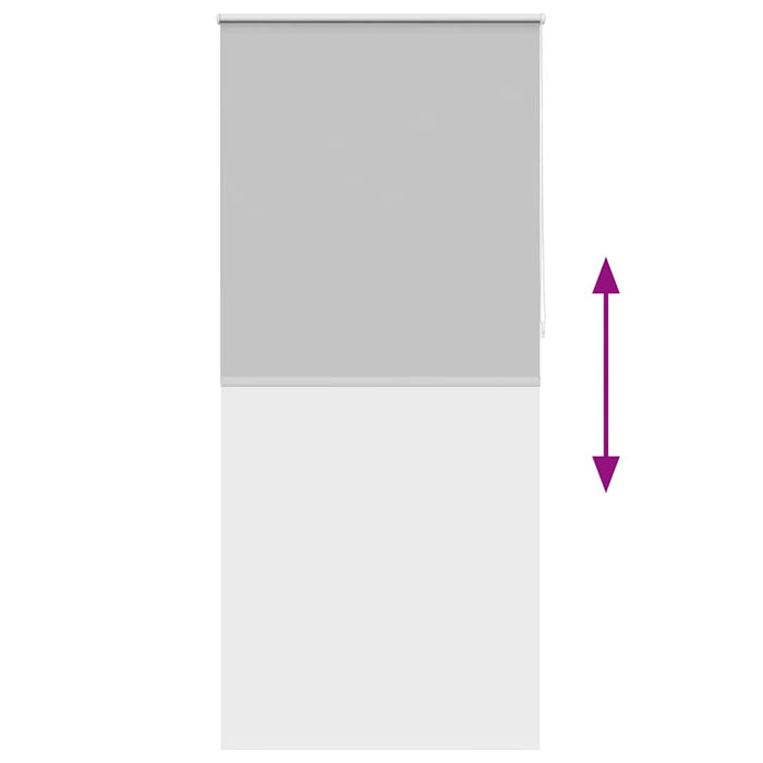 Tenda a rullo oscurante buio totale 120 x 230 cm grigia 240166