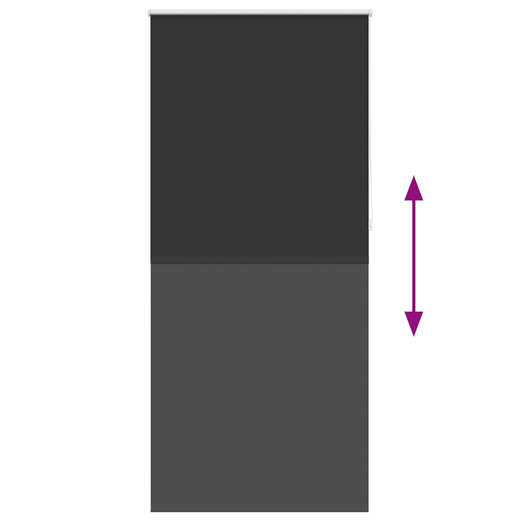 Tenda a Rullo Oscurante 120 x 230 cm Nera 240167