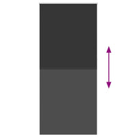 Tenda a Rullo Oscurante 120 x 230 cm Nera 240167