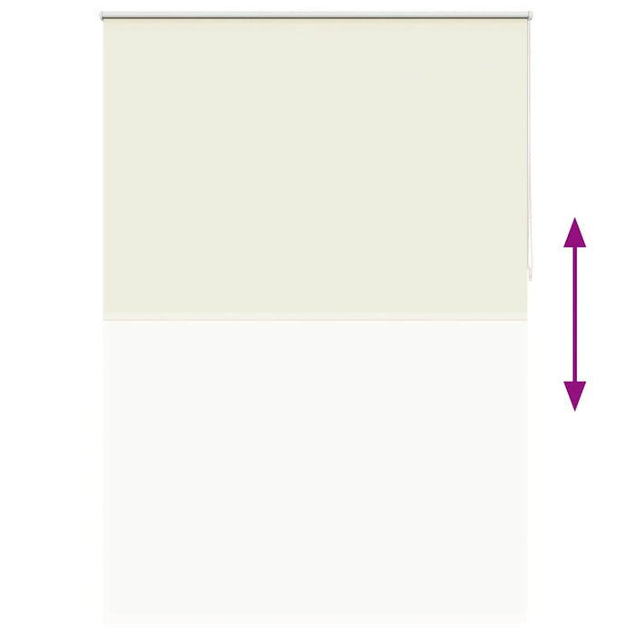 Tenda a Rullo Oscurante 140 x 230 cm Bianco Avorio 240169