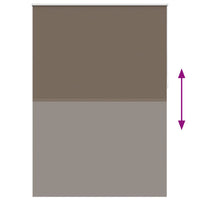 Tenda a Rullo Oscurante 140 x 230 cm Caffè 240171