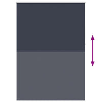 Tenda a Rullo Oscurante 140 x 230 cm Blu Marino 240172