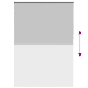 Tenda a Rullo Oscurante 140 x 230 cm Grigio 240173