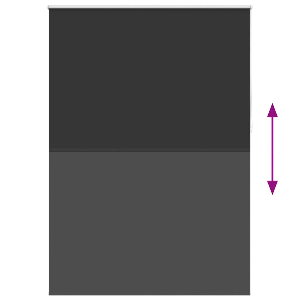 Tenda a Rullo Oscurante 140 x 230 cm Nera 240174