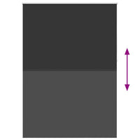 Tenda a Rullo Oscurante 140 x 230 cm Nera 240174