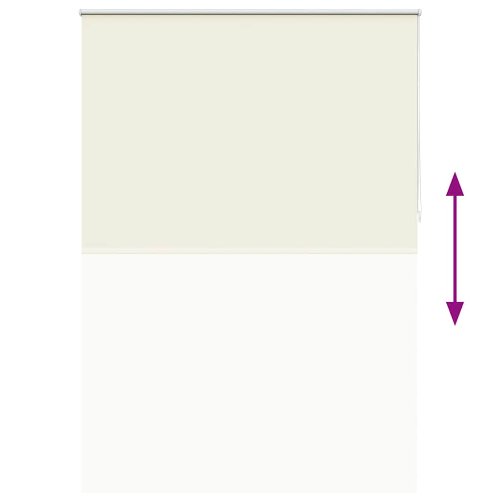 Tenda a Rullo Oscurante 160 x 230 cm Bianco Avorio 240176