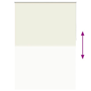 Tenda a Rullo Oscurante 160 x 230 cm Bianco Avorio 240176