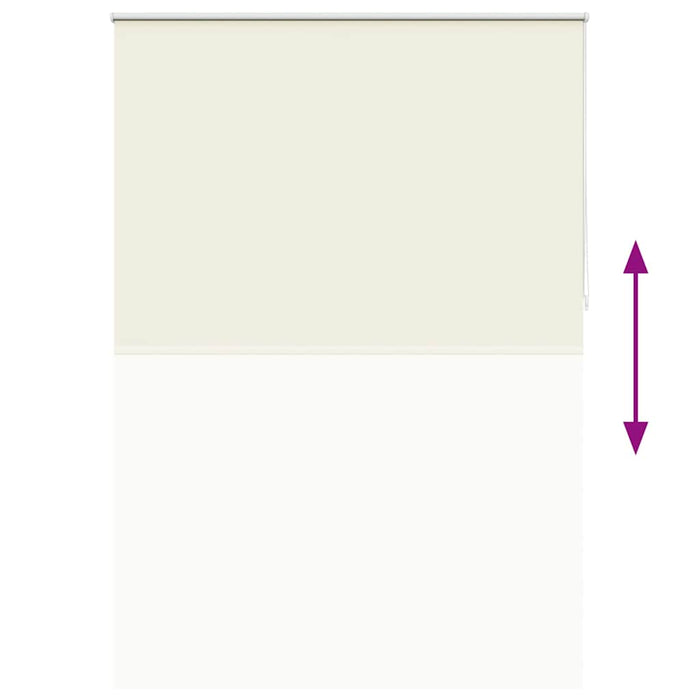 Tenda a Rullo Oscurante 160 x 230 cm Bianco Avorio 240176