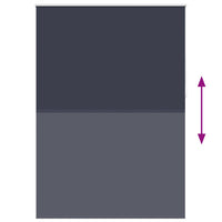 Tenda a Rullo Oscurante 160 x 230 cm Blu Marino 240179