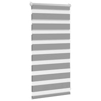 Tenda a rullo oscurante zebra 40x100cm grigia cod mxl 49953