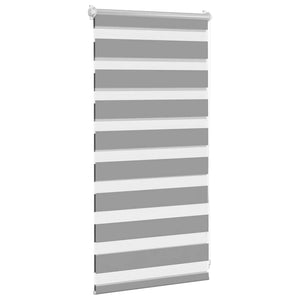 Tenda a rullo oscurante zebra 40x100cm grigia cod mxl 49953