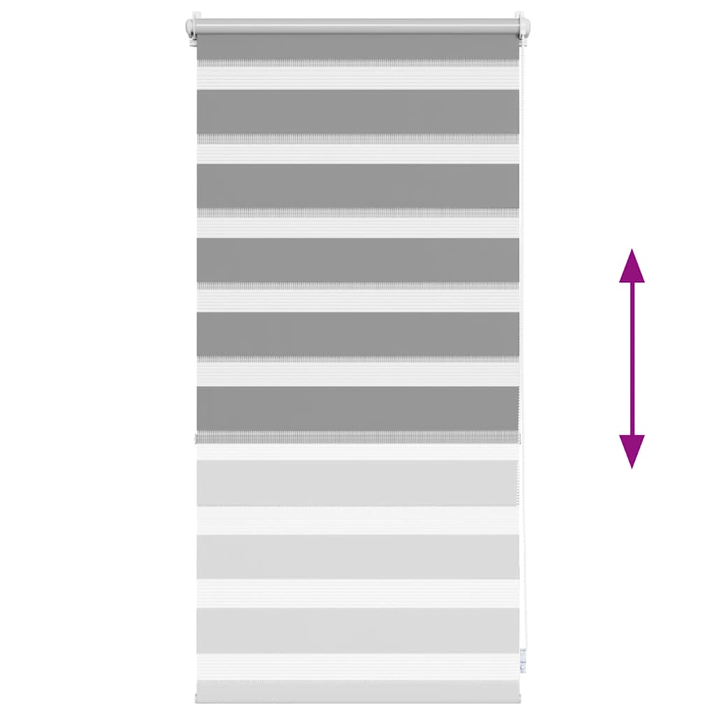 Tenda a rullo oscurante zebra 40x100cm grigia cod mxl 49953