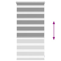 Tenda a rullo oscurante zebra 40x100cm grigia cod mxl 49953