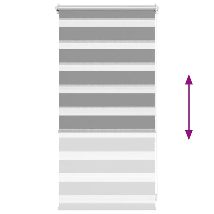 Tenda a rullo oscurante zebra 40x100cm grigia cod mxl 49953