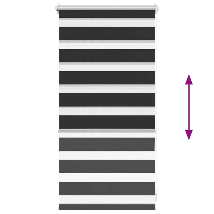 Tenda a rullo oscurante zebra 40x100cm nero cod mxl 42751