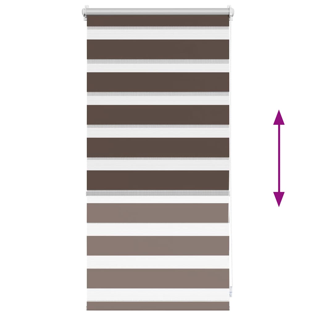 Tenda Oscurante a Zebra 40 x 100 cm Caffè cod mxl 39796