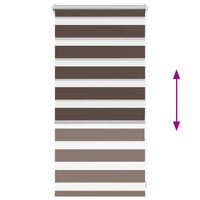 Tenda Oscurante a Zebra 40 x 100 cm Caffè 240185