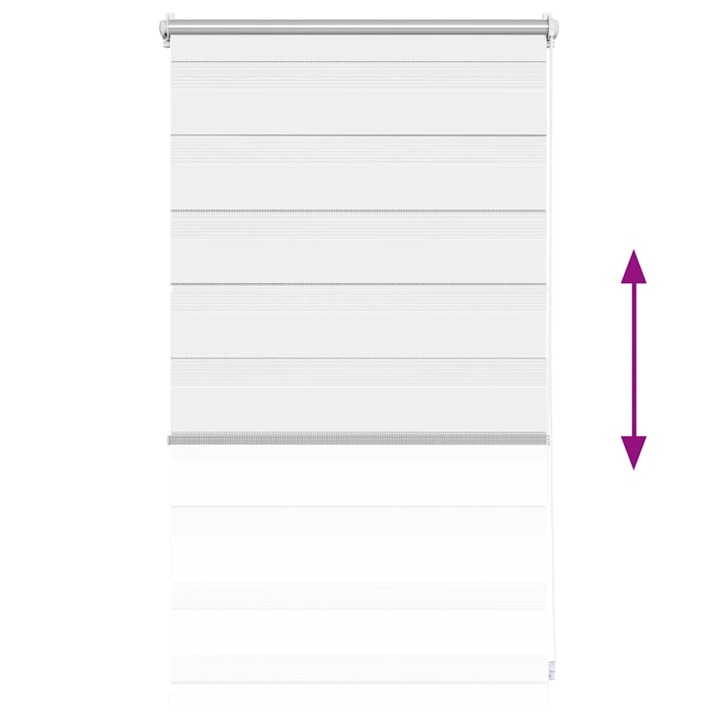 Tenda Oscurante a Rullo Zebra 50 x 100 cm Bianca cod mxl 51188