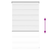 Tenda Oscurante a Rullo Zebra 50 x 100 cm Bianca cod mxl 51188