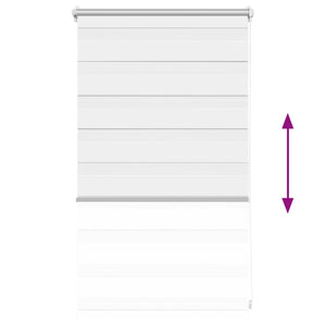 Tenda Oscurante a Rullo Zebra 50 x 100 cm Bianca cod mxl 51188