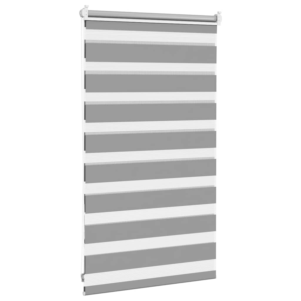 Tenda a rullo oscurante zebra 50x100 cm grigia