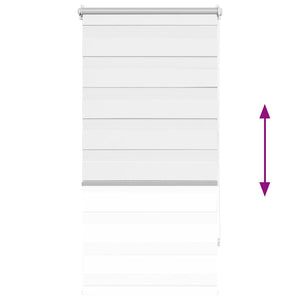 Tenda a rullo oscurante zebra 60x120 bianca cod mxl 46049