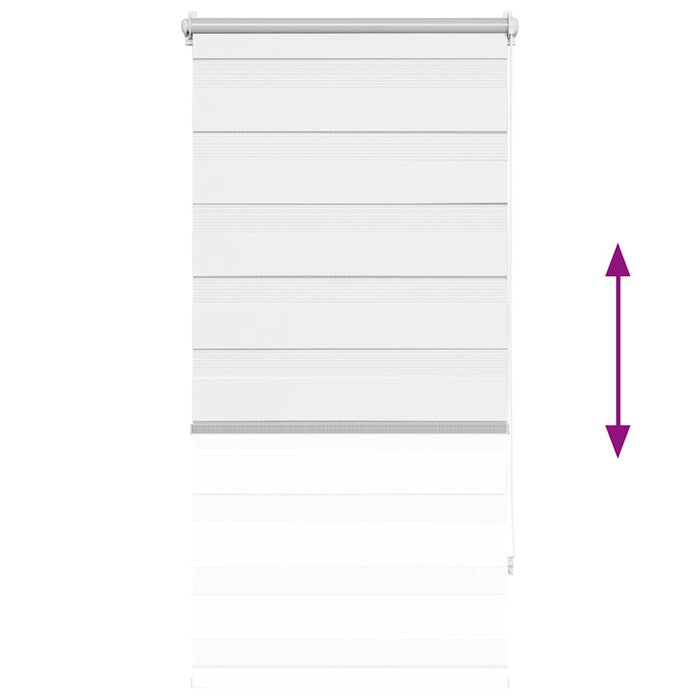 Tenda a rullo oscurante zebra 60x120 bianca cod mxl 46049