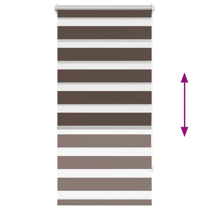 Tenda a rullo oscurante zebra 60x120cm caffé 240193