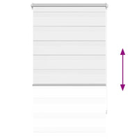 Tenda a rullo oscurante zebra bianca 70x120 cod mxl 48915