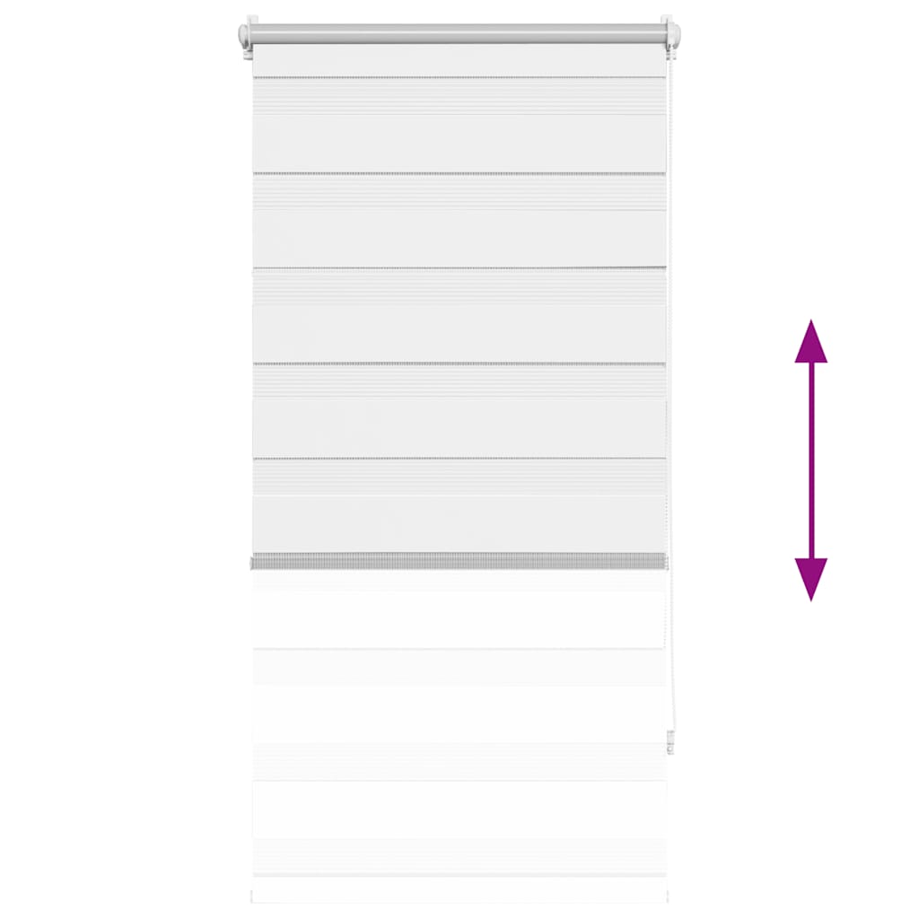 Tenda Oscurante Zebra 80 x 150 cm Bianca cod mxl 43450