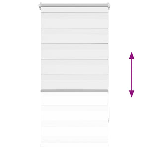 Tenda Oscurante Zebra 80 x 150 cm Bianca cod mxl 43450