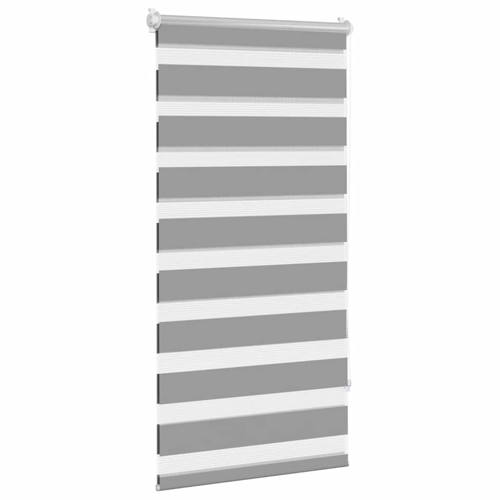 Tenda a rullo oscurante zebra 80x150cm grigia cod mxl 47318
