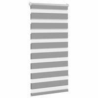 Tenda a rullo oscurante zebra 80x150cm grigia cod mxl 47318