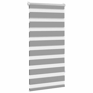 Tenda a rullo oscurante zebra 80x150cm grigia cod mxl 47318