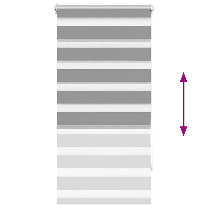 Tenda a rullo oscurante zebra 80x150cm grigia cod mxl 47318