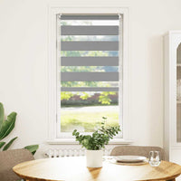 Tenda a rullo oscurante zebra 80x150cm grigia cod mxl 47318