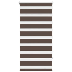 Tenda a rullo oscurante zebra 80x150cm caffÃ©