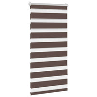 Tenda a rullo oscurante zebra 80x150cm caffÃ©