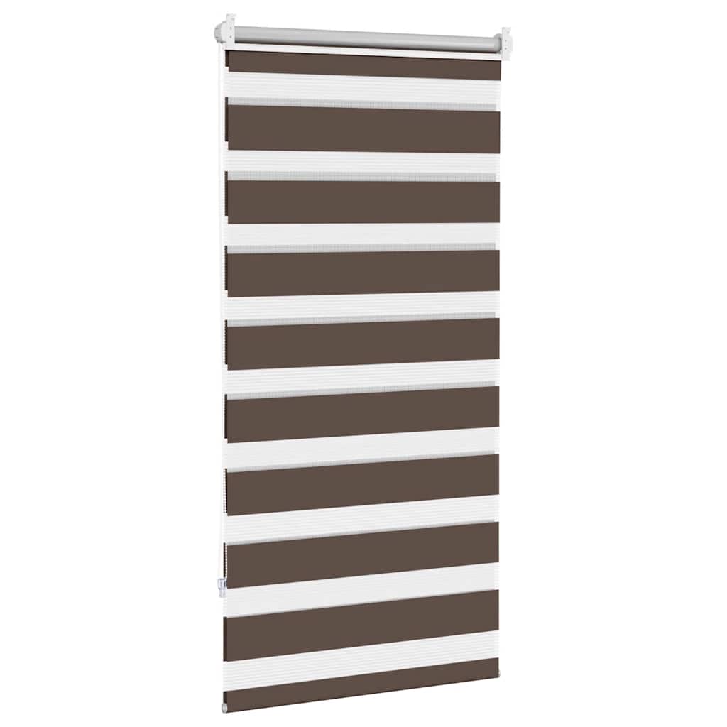Tenda a rullo oscurante zebra 80x150cm caffÃ©
