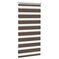 Tenda a rullo oscurante zebra 80x150cm caffÃ©