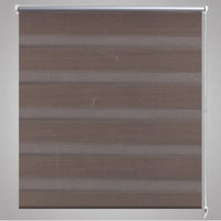 Tenda a rullo oscurante zebra 80x150cm caffé 240201