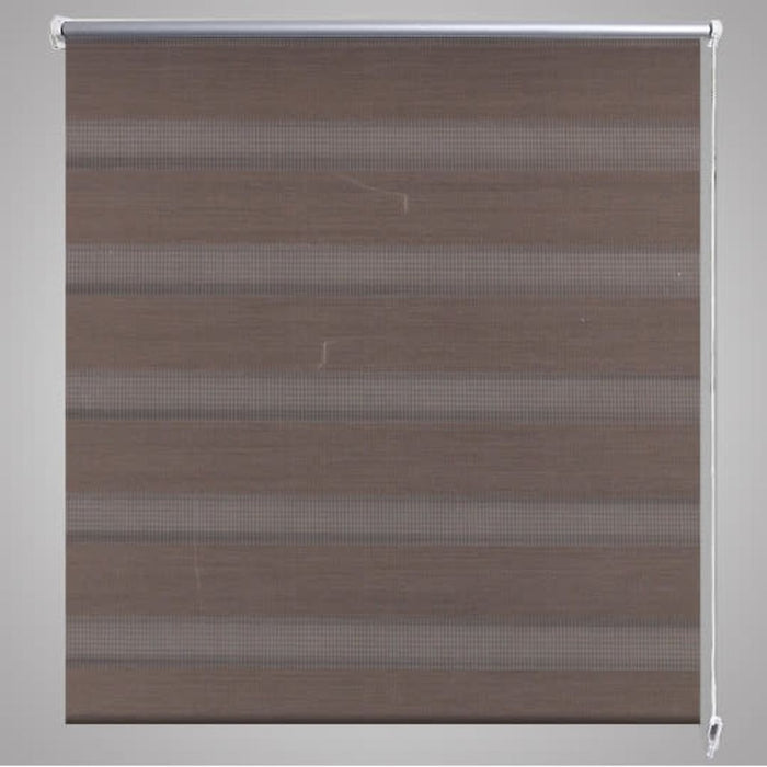 Tenda a rullo oscurante zebra 80x150cm caffé 240201