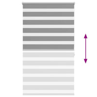 Tenda a rullo oscurante zebra 80x175cm grigia cod mxl 40955