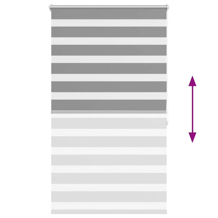 Tenda a rullo oscurante zebra 80x175cm grigia cod mxl 40955