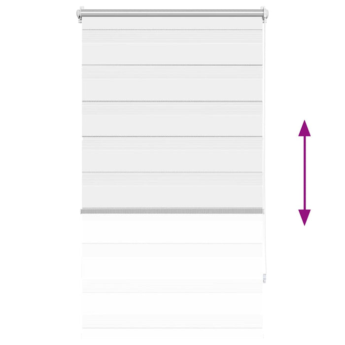 Tenda Oscurante a Rullo Zebra 90 x 150 cm Bianca 240206