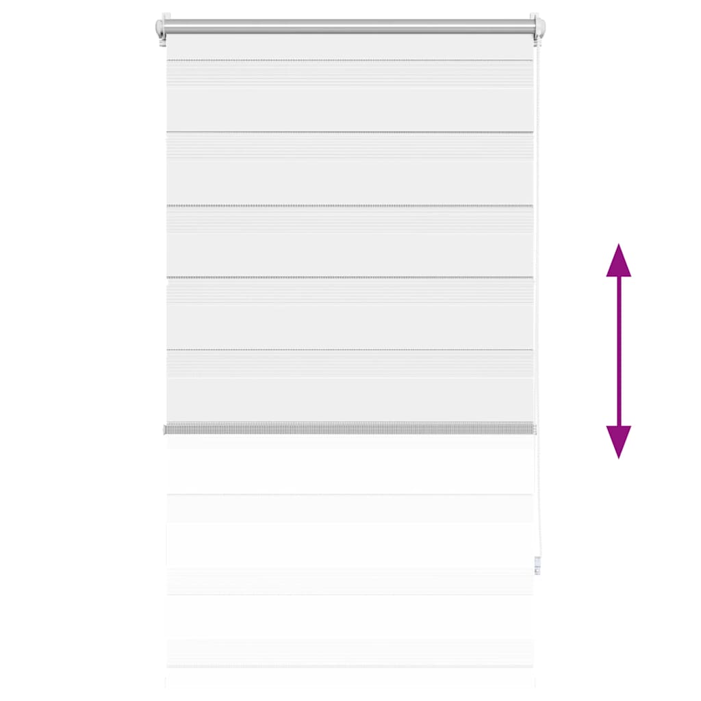 Tenda Oscurante a Rullo Zebra 90 x 150 cm Bianca cod mxl 40163