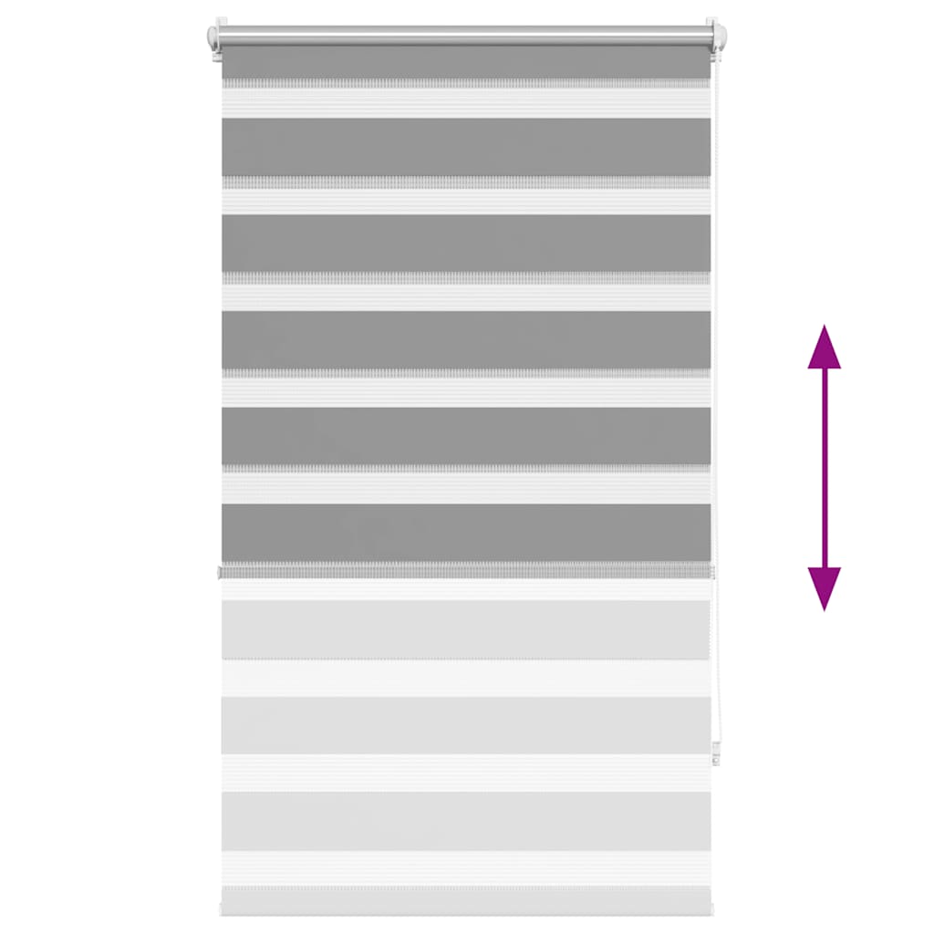 Tenda a rullo oscurante zebra 90x150 grigia 240207