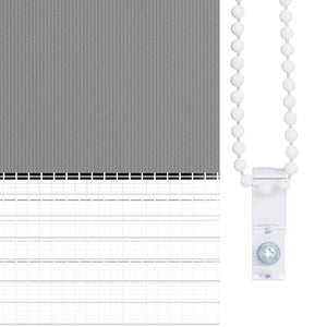 Tenda a rullo oscurante zebra 90x150 grigia 240207