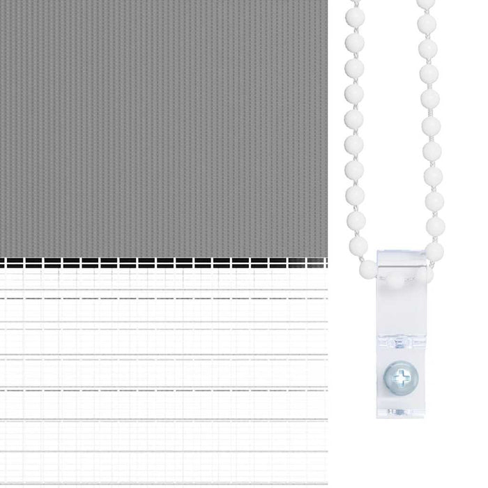 Tenda a rullo oscurante zebra 90x150 grigia 240207